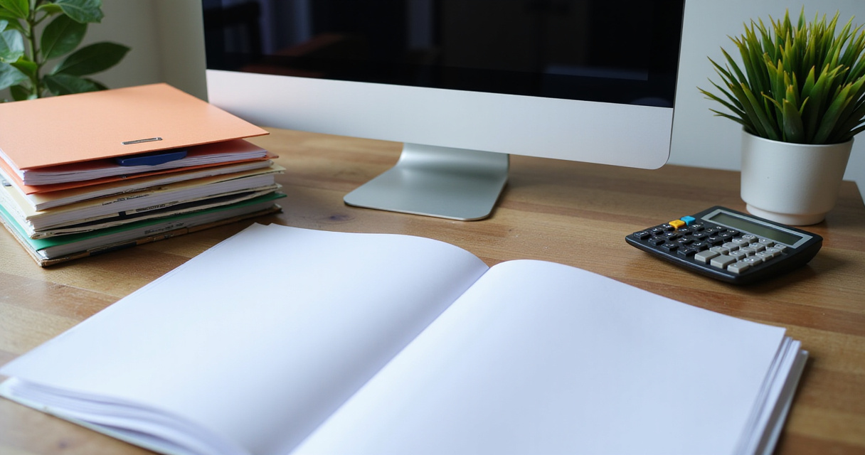 Bancada de curso de Auxiliar administrativo