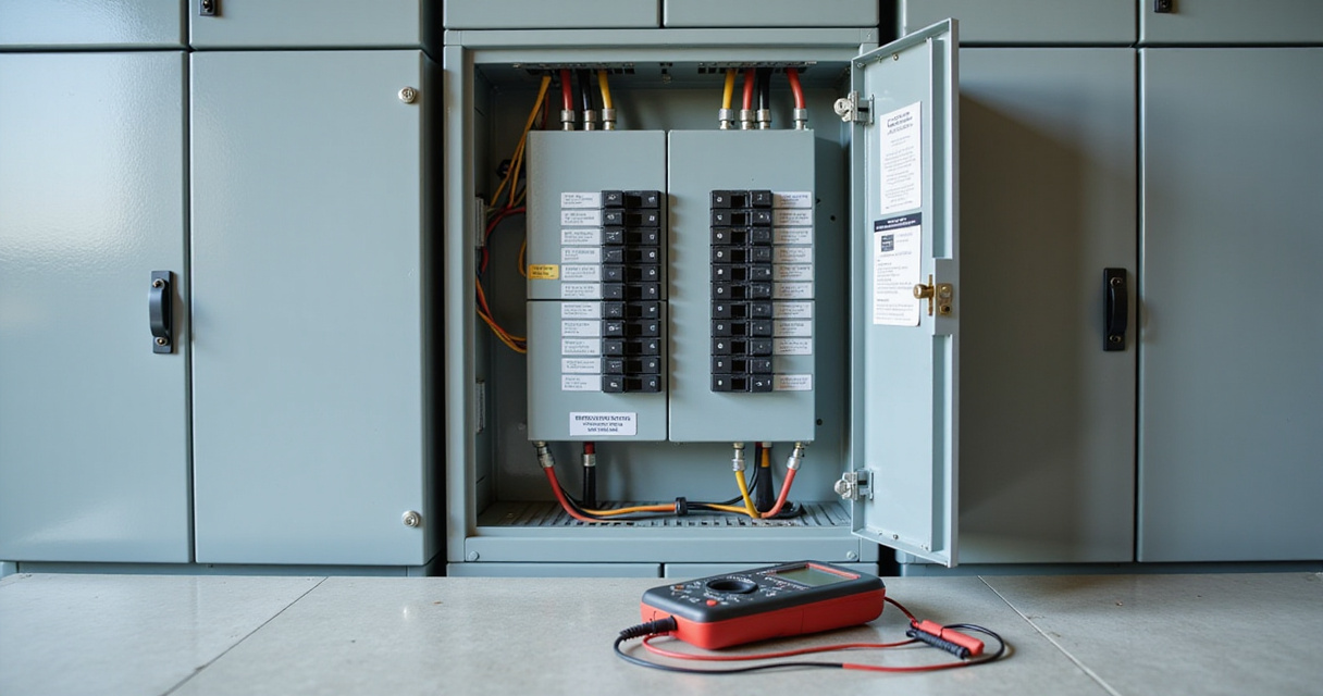 Bancada de curso de eletricista predial pelo